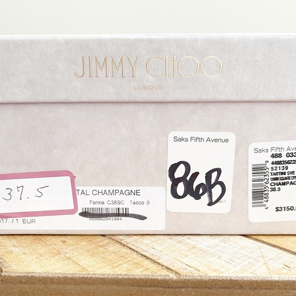 Jimmy Choo Faiza Crystal Sandals - Picture 10 of 12